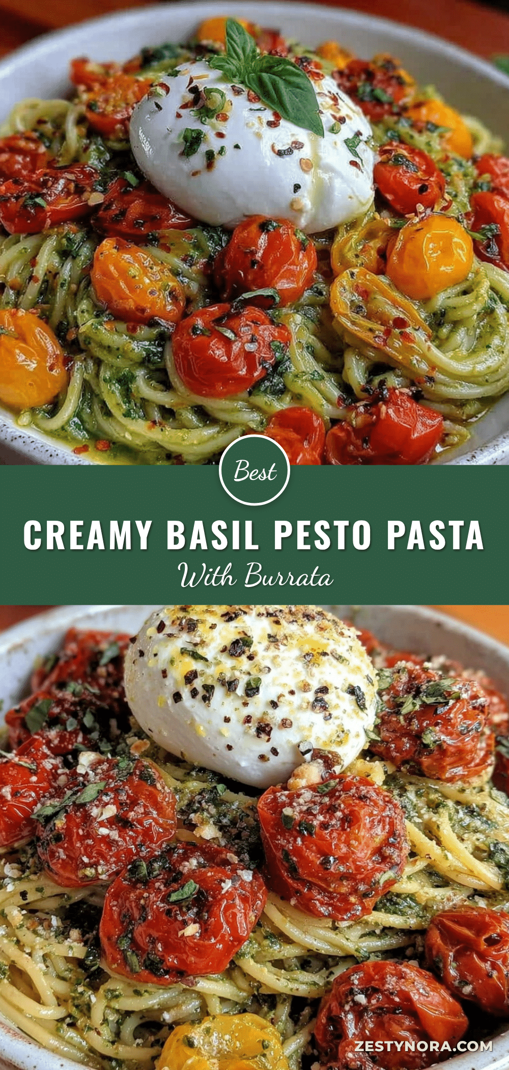 creamy basil pesto pasta recipe