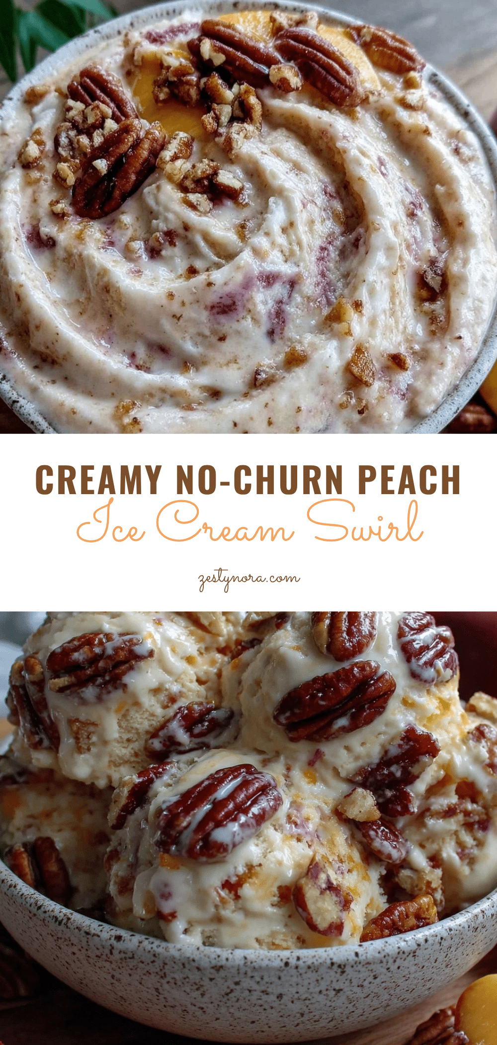 creamy no-churn fresh peach ice cream recipe