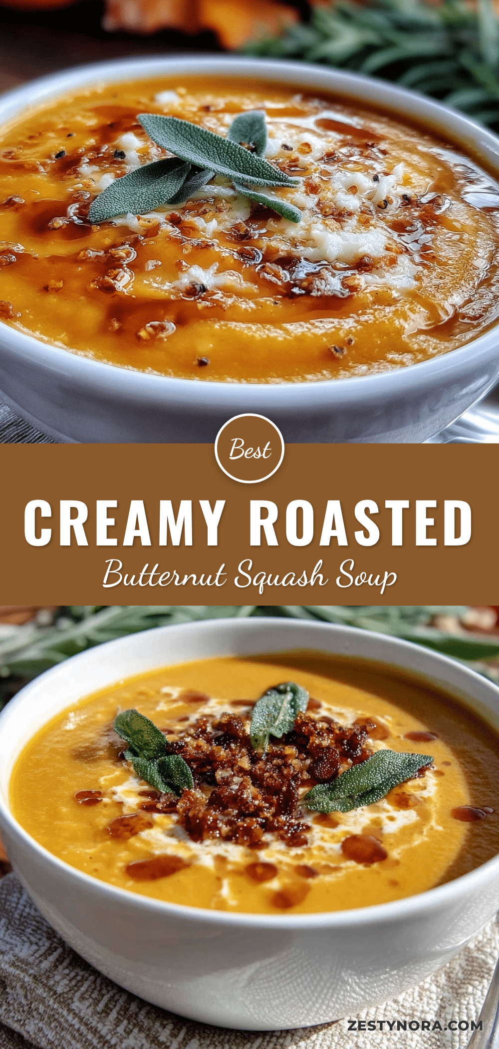 creamy roasted butternut squash soup recipe