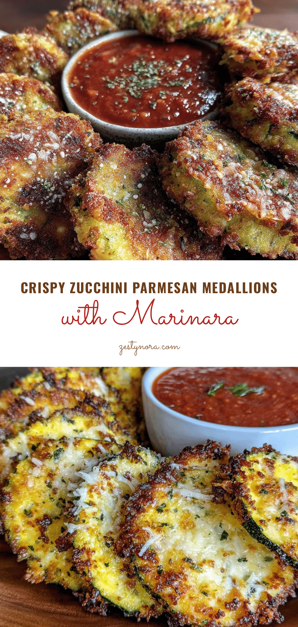 crispy pan-fried zucchini parmesan medallions recipe