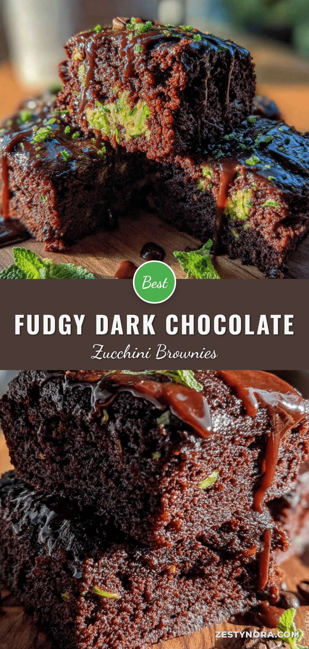 dark chocolate zucchini brownies recipe