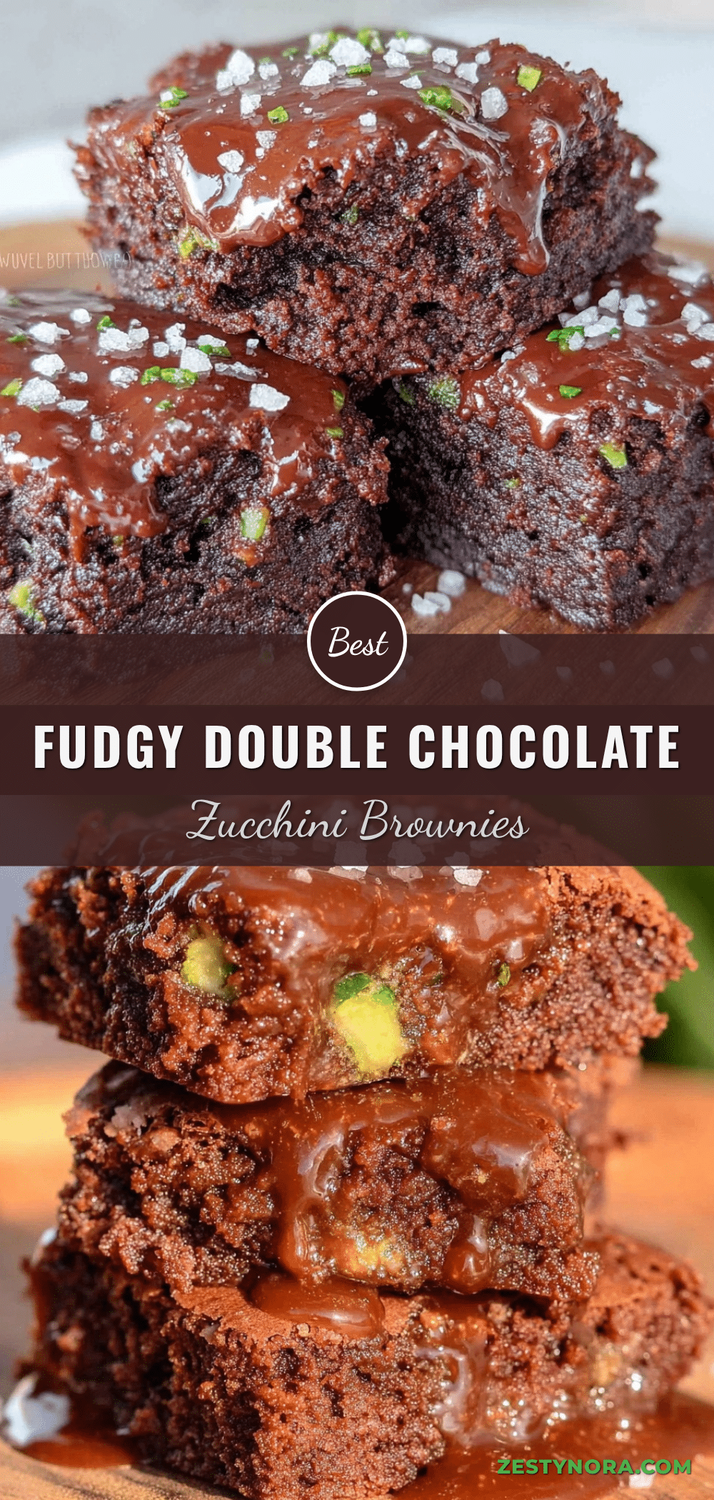 double chocolate zucchini brownies recipe