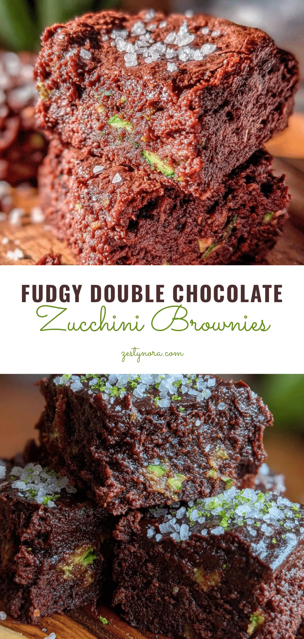 double chocolate zucchini brownies recipe