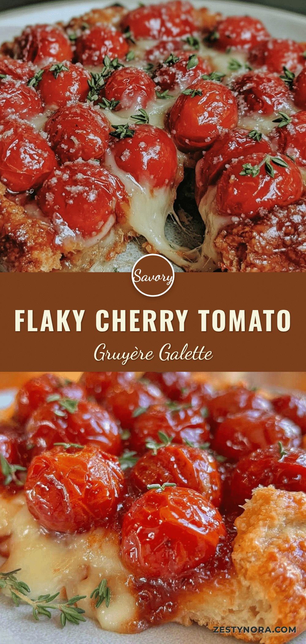 flaky cherry tomato galette recipe