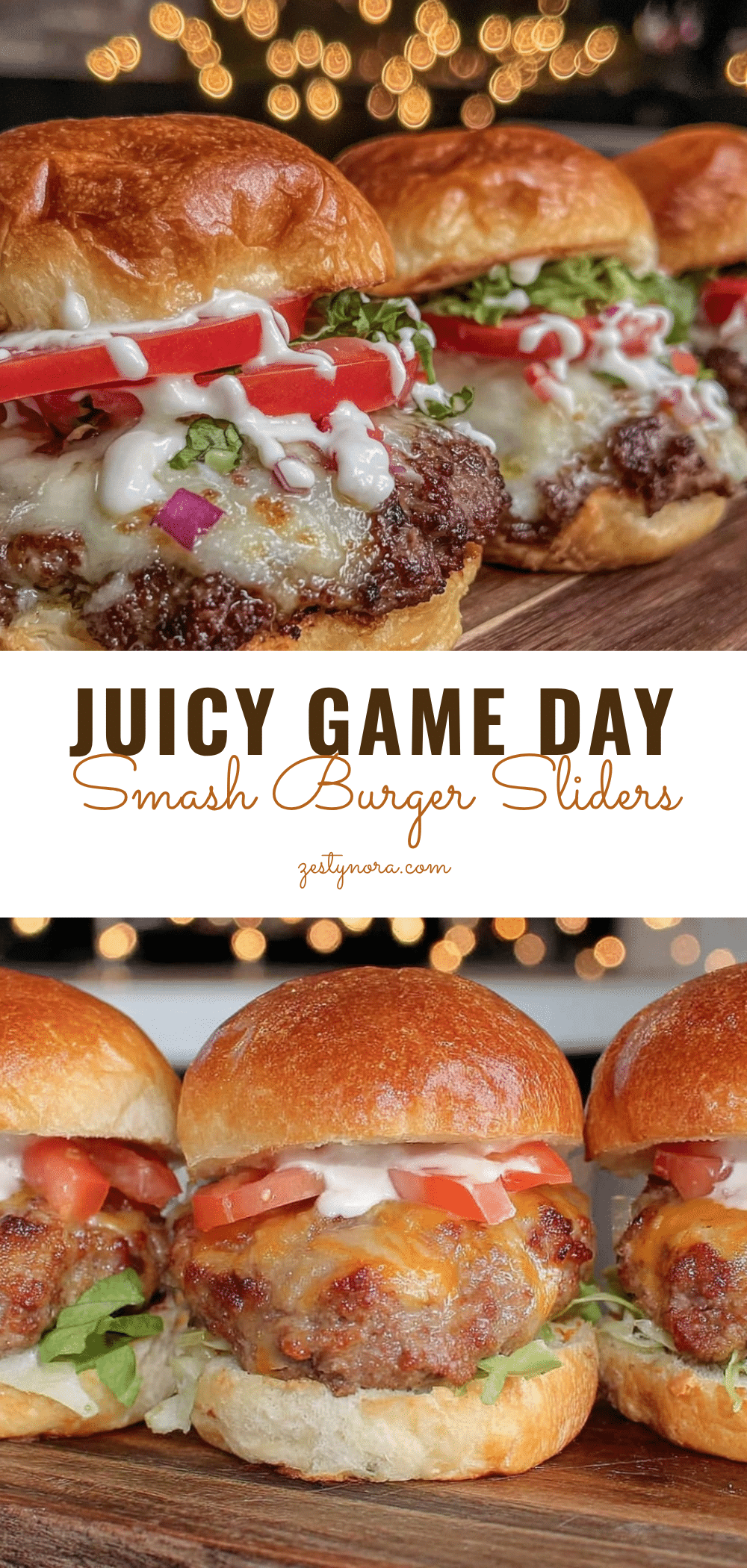 game day smash burger sliders recipe