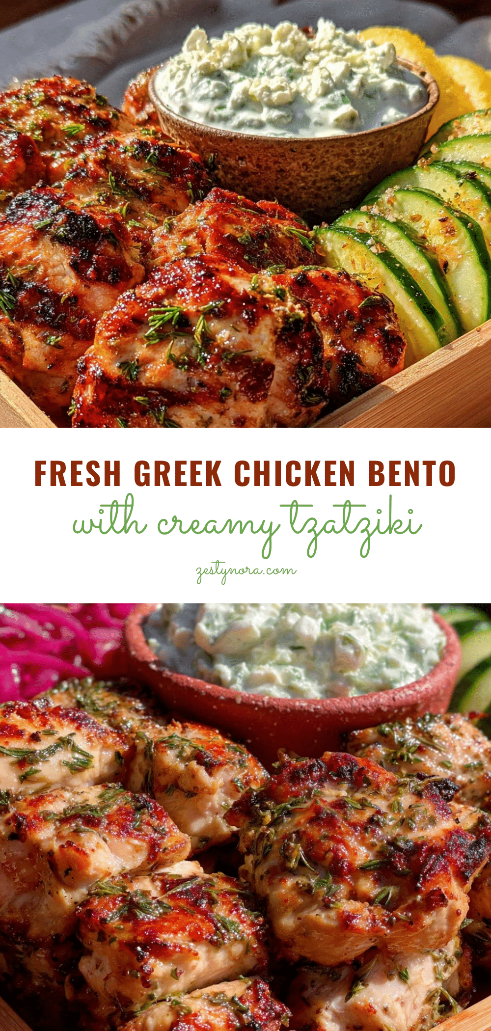 Greek Chicken Bento Box recipe