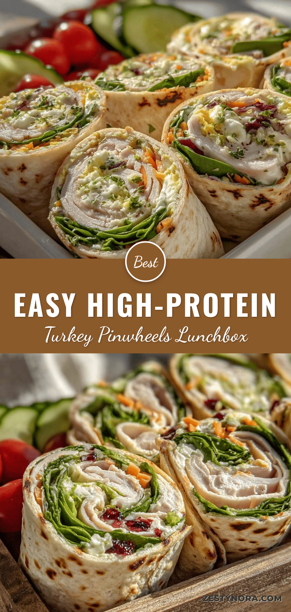 healthy high-protein turkey pinwheels recipe