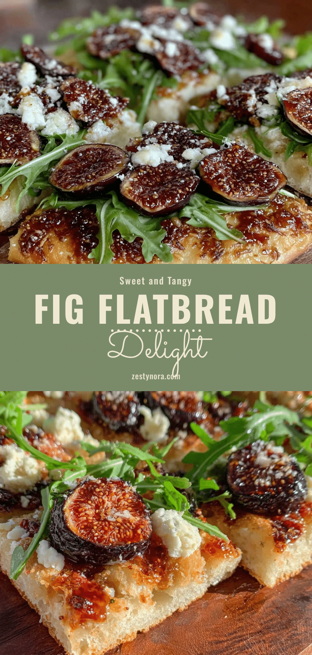 honey and balsamic roasted fig flatbread recipe