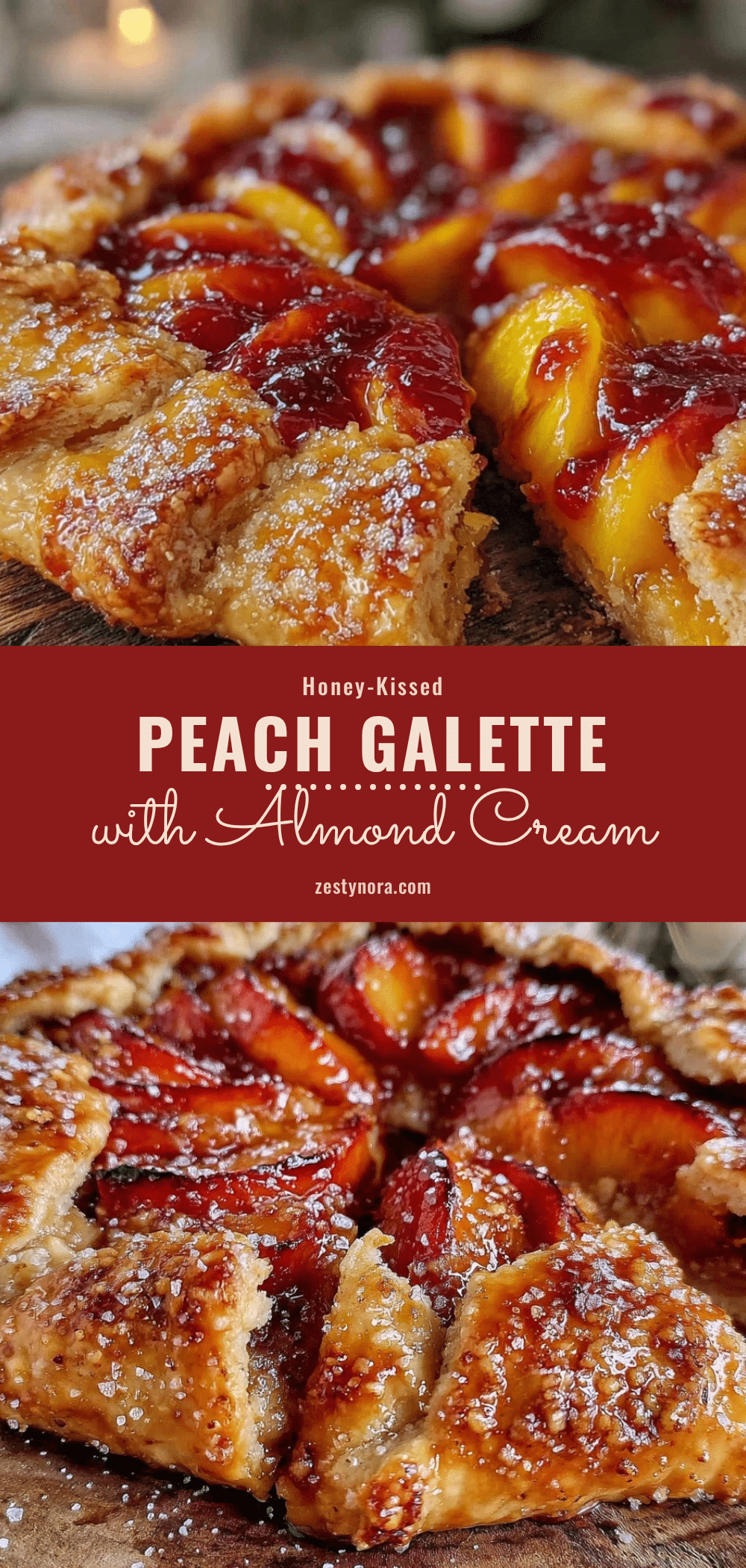 honey-kissed peach galette recipe