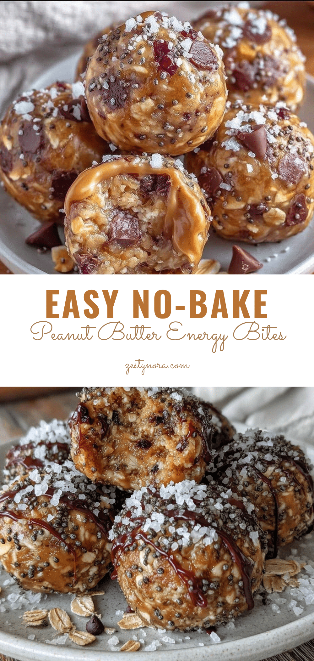 No-Bake Peanut Butter Energy Bites recipe