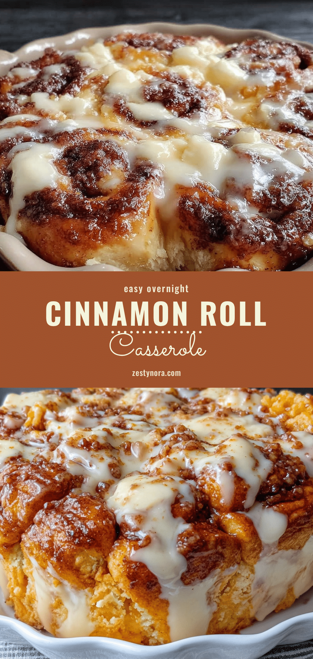 overnight cinnamon roll casserole recipe