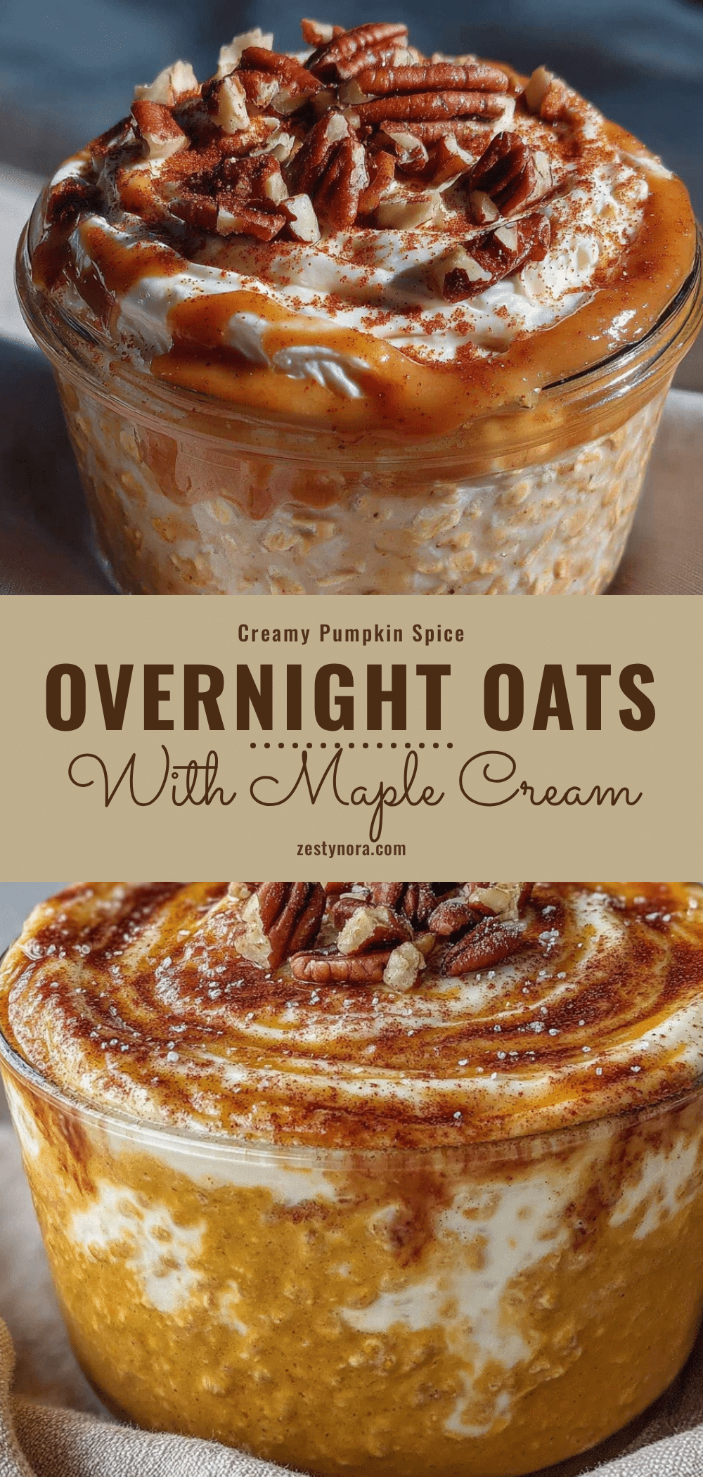 pumpkin spice overnight oats recipe