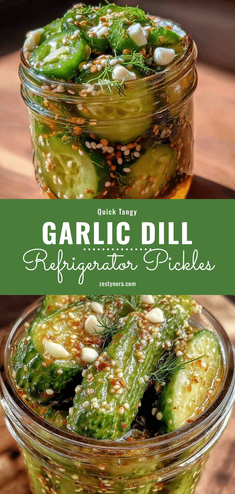 quick garlic dill refrigerator pickles recipe