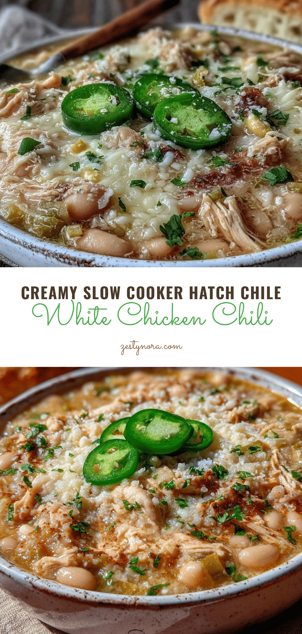slow cooker hatch chile white chicken chili recipe