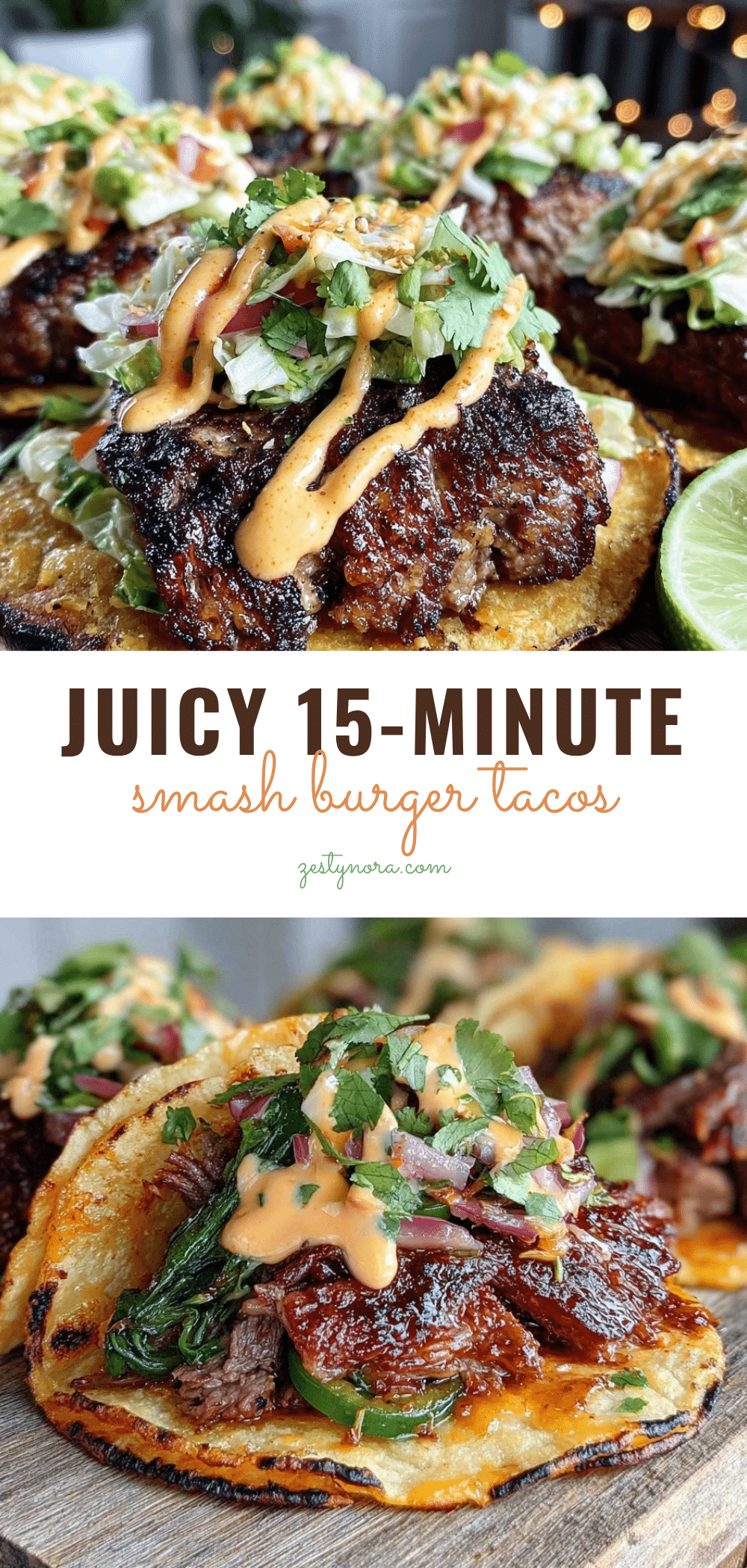 smash burger tacos recipe