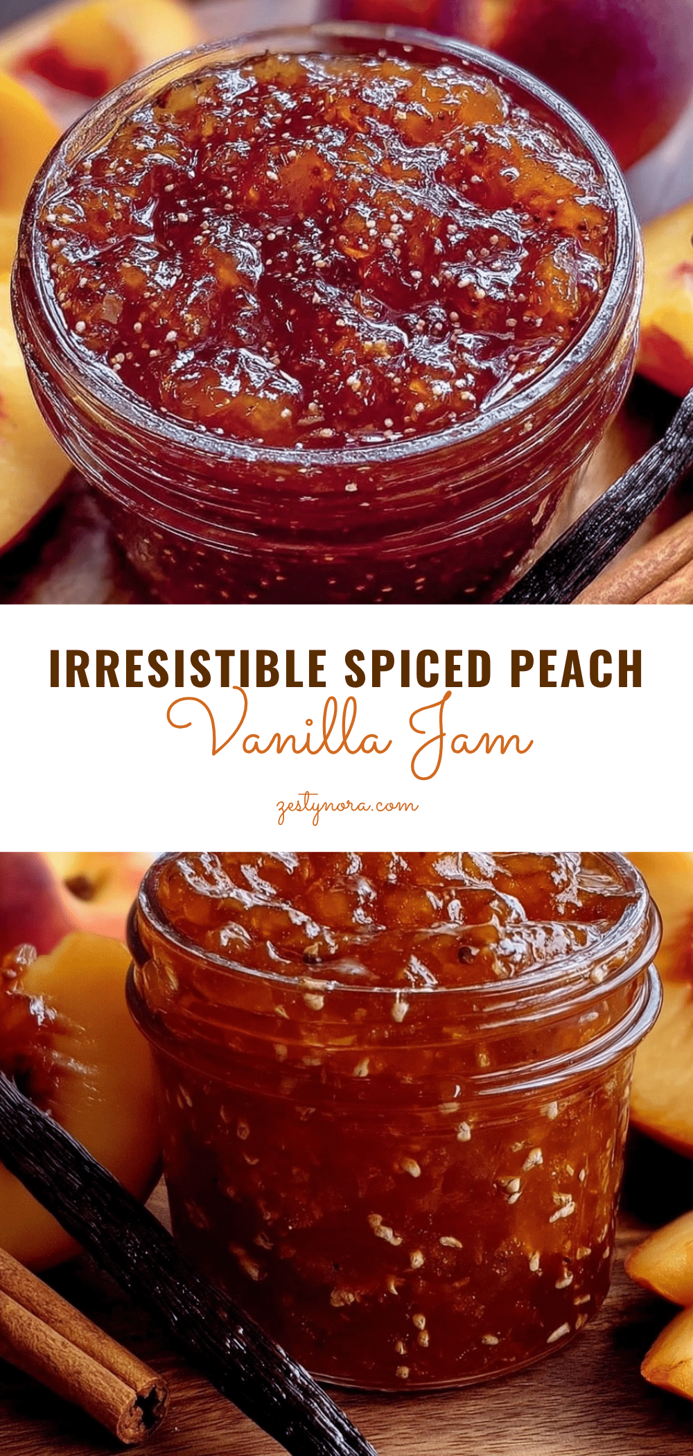 spiced peach jam recipe