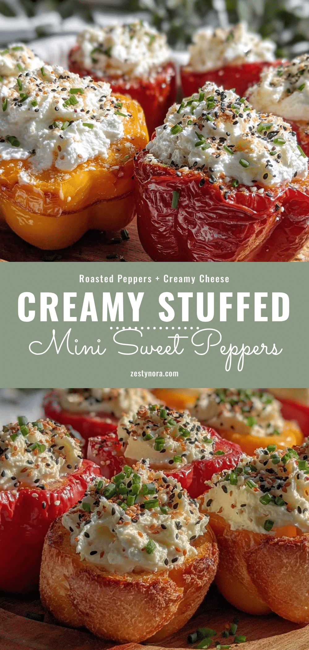 stuffed mini sweet peppers recipe