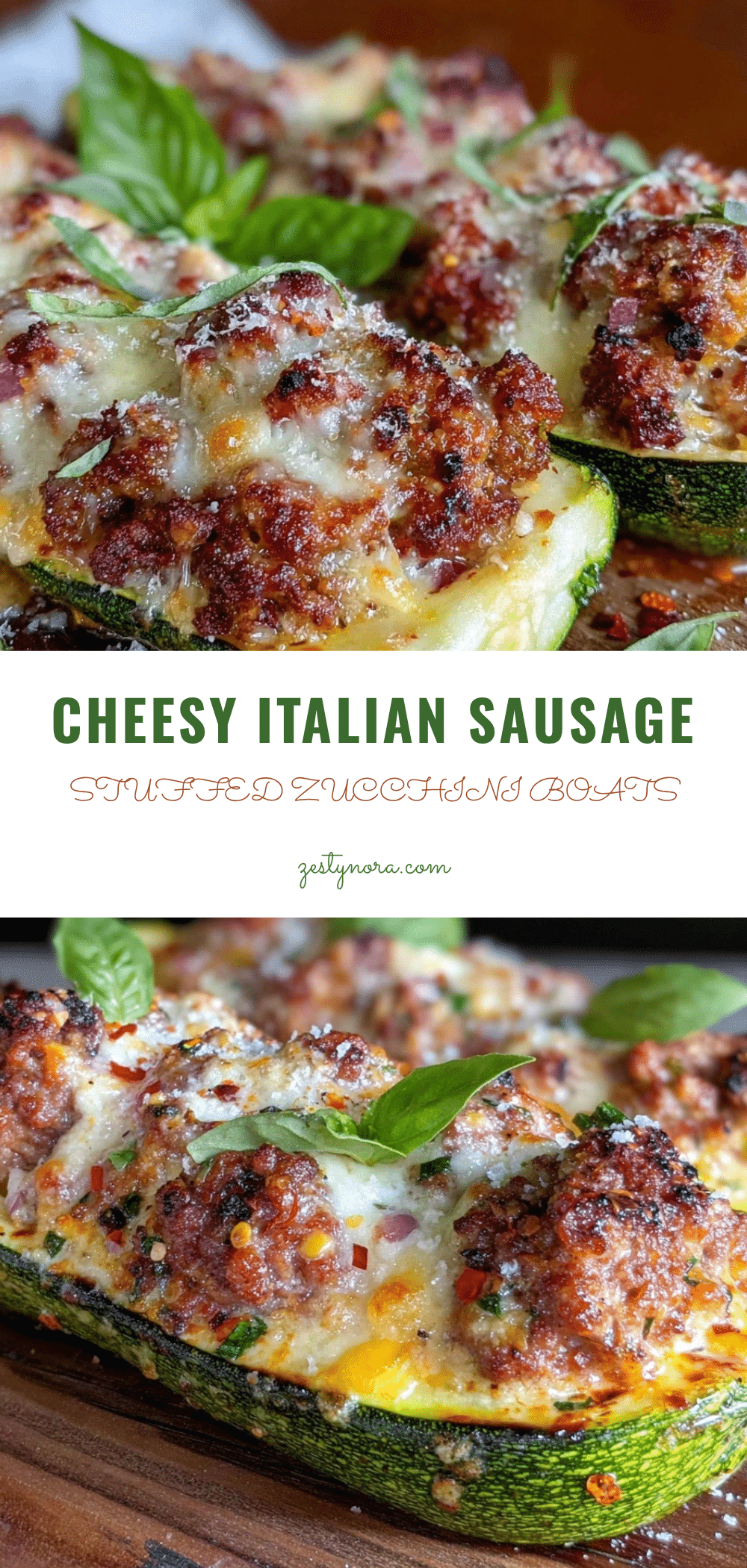stuffed zucchini boats recipe