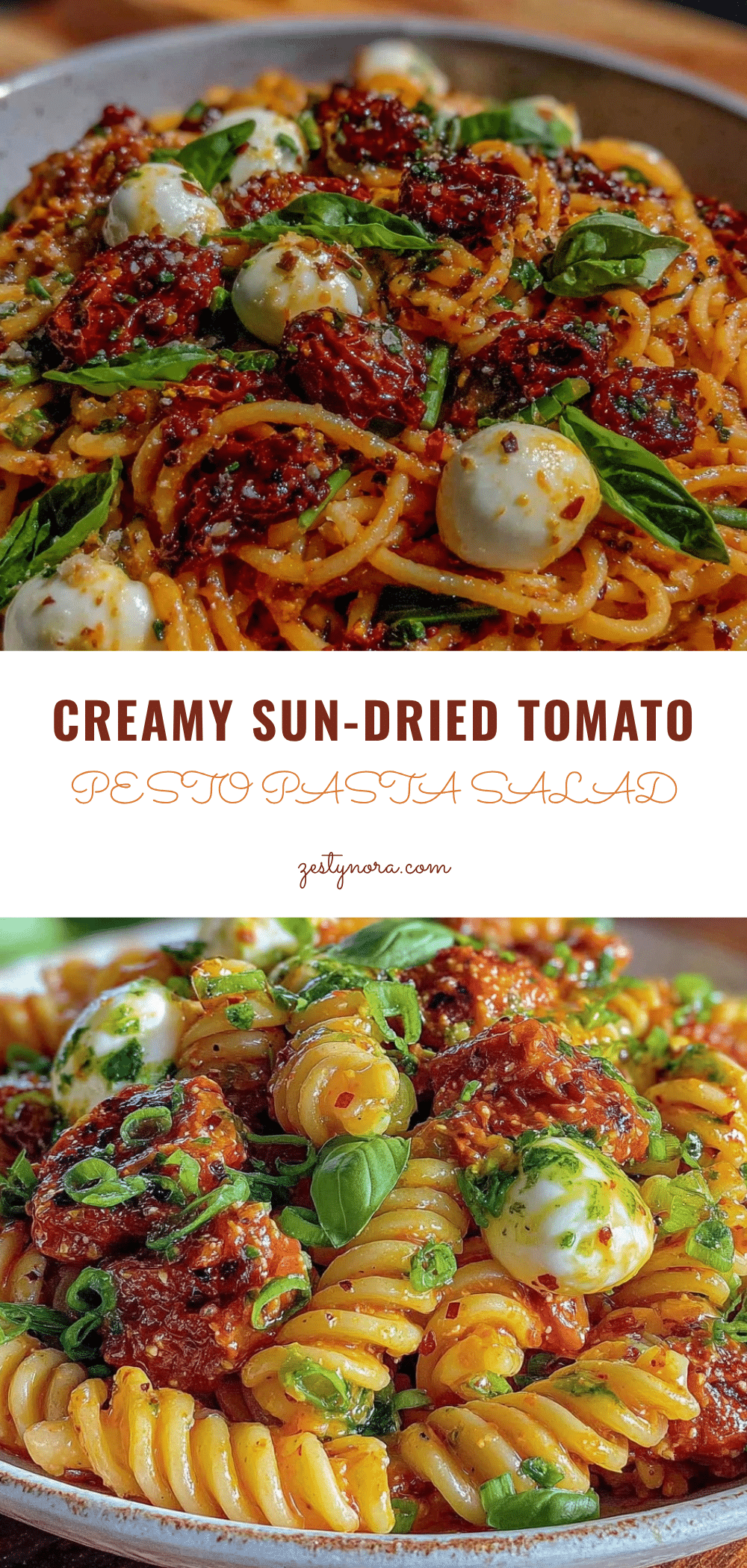 sun-dried tomato pesto pasta salad recipe