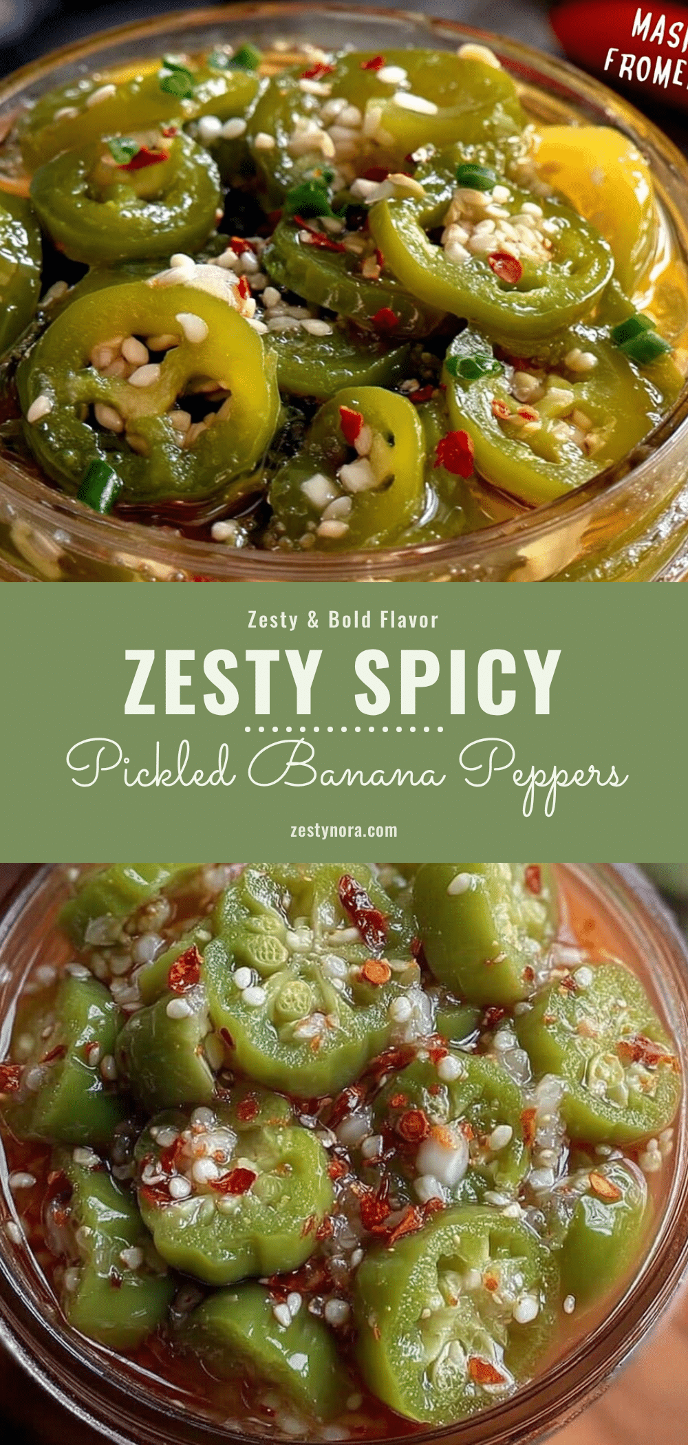 zesty spicy pickled banana peppers recipe