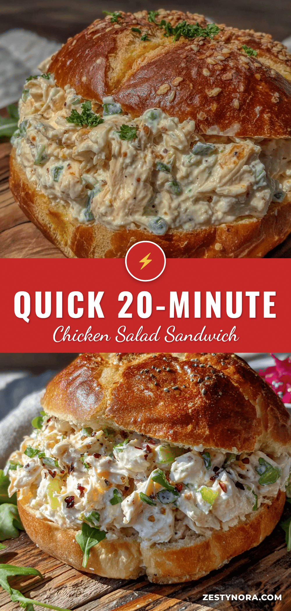 20-minute chicken salad sandwich recipe
