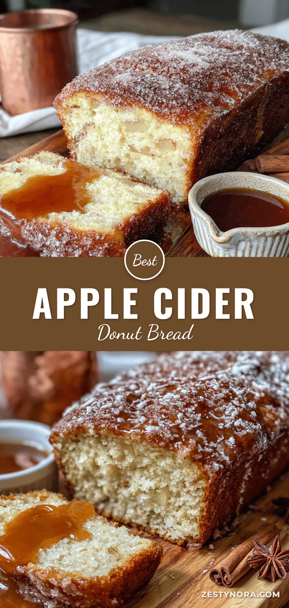 apple cider donut bread recipe