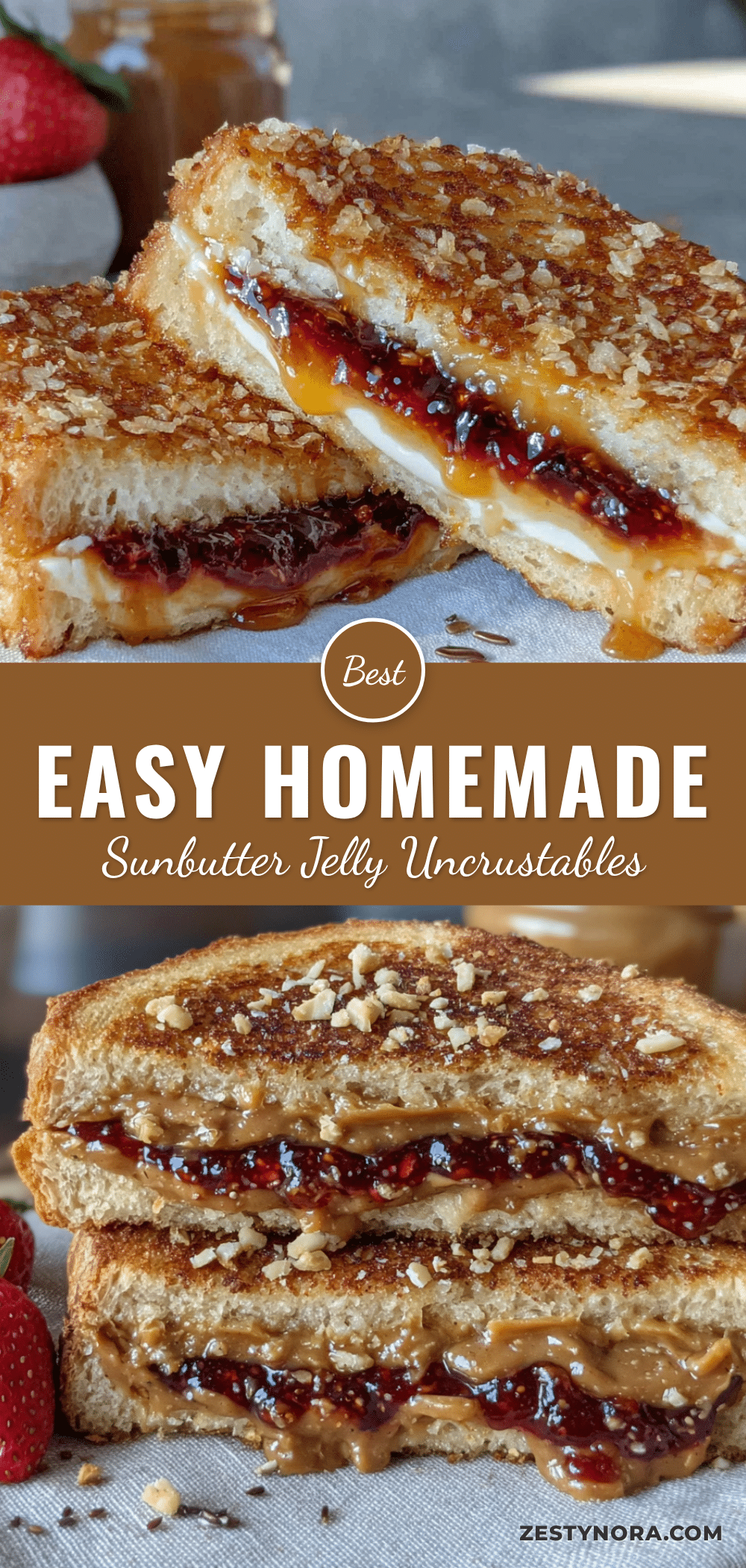 best easy sunbutter and jelly freezer uncrustables recipe recipe