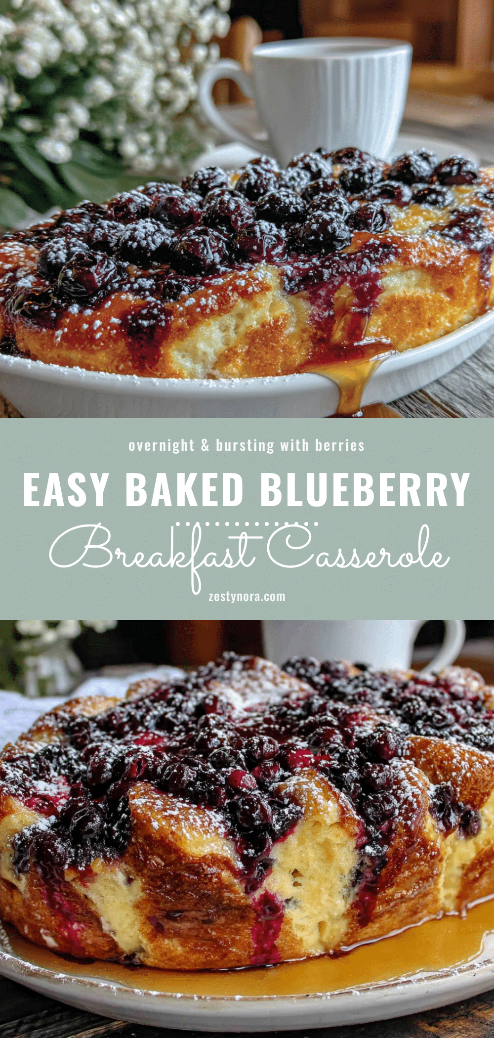 blueberry overnight breakfast casserole recipe