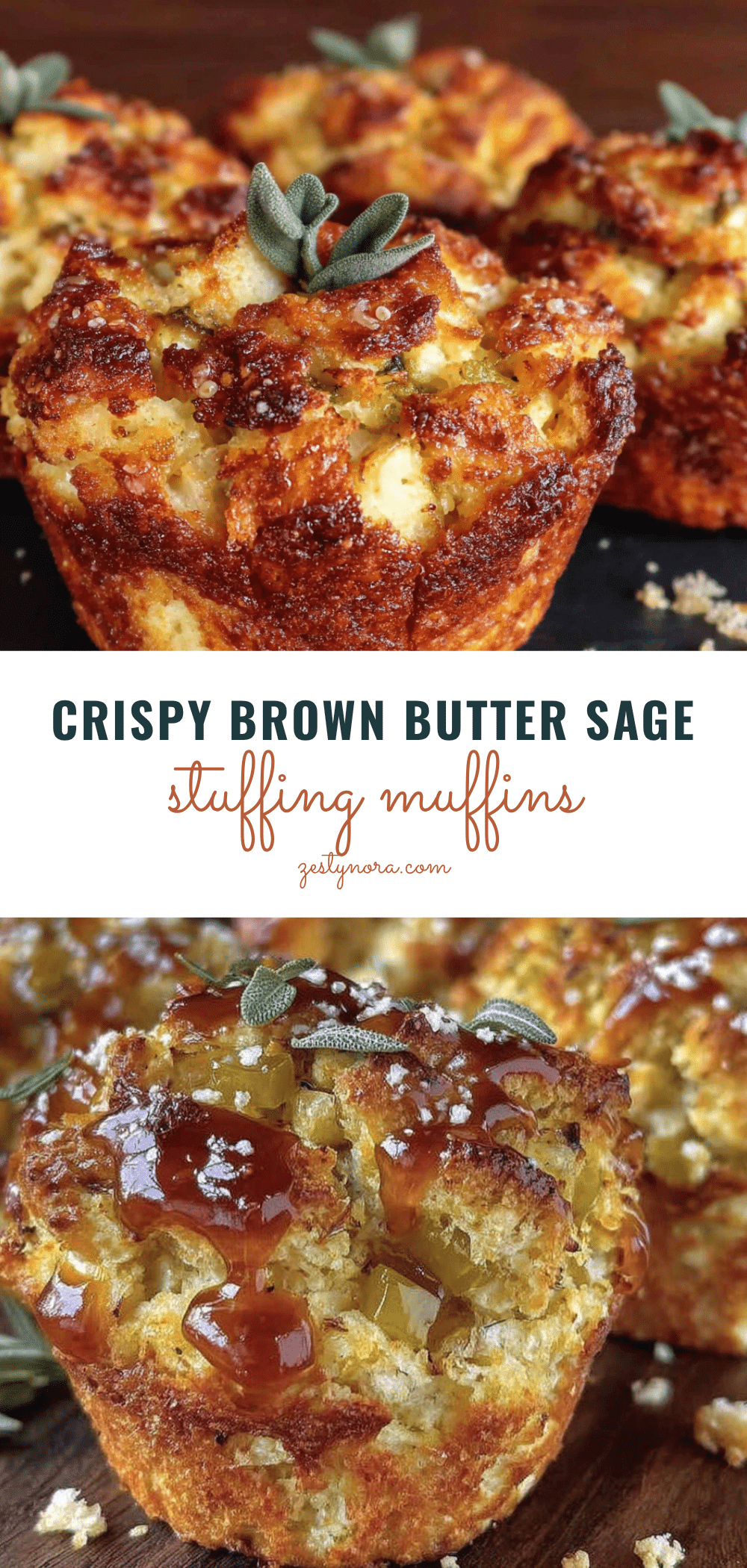 brown butter sage stuffing muffins recipe