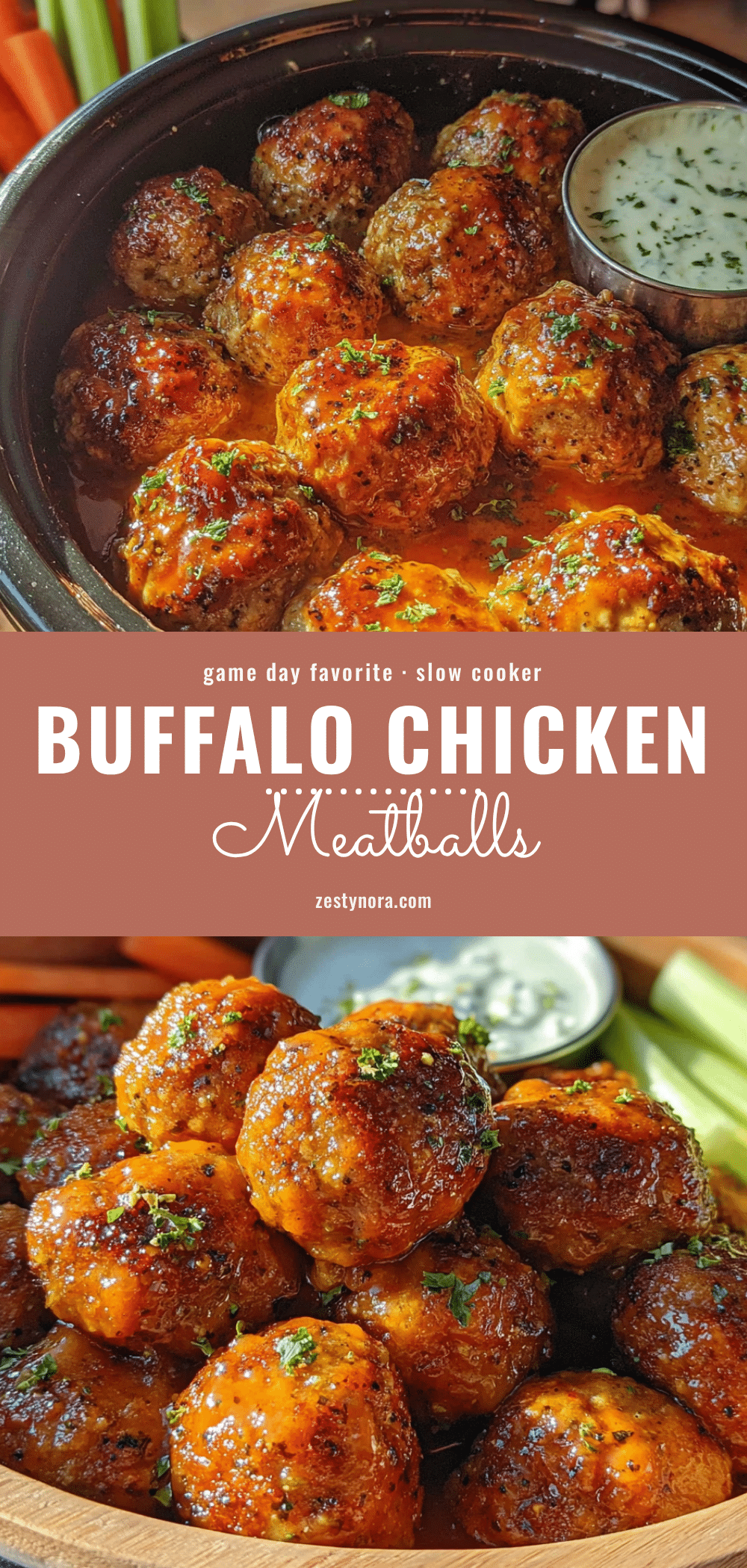 crockpot buffalo chicken meatballs recipe