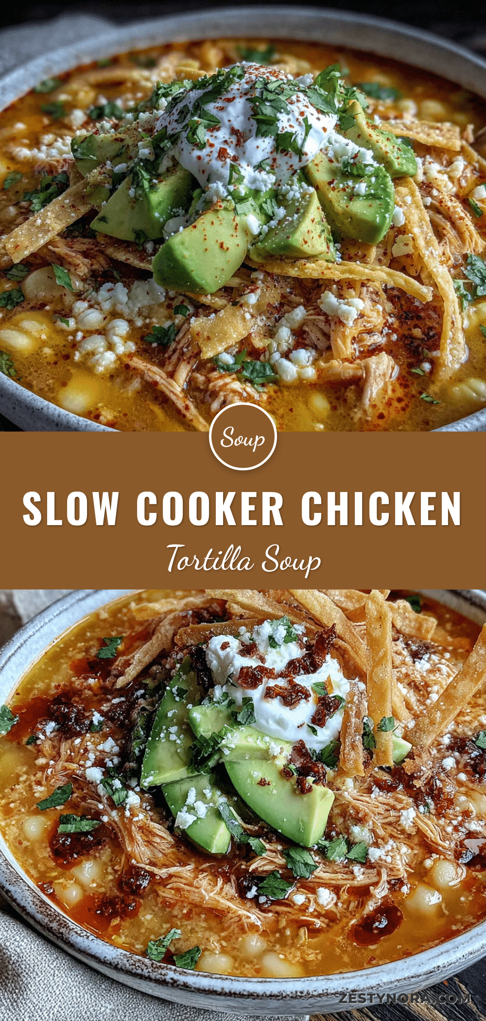 crockpot chicken tortilla soup recipe