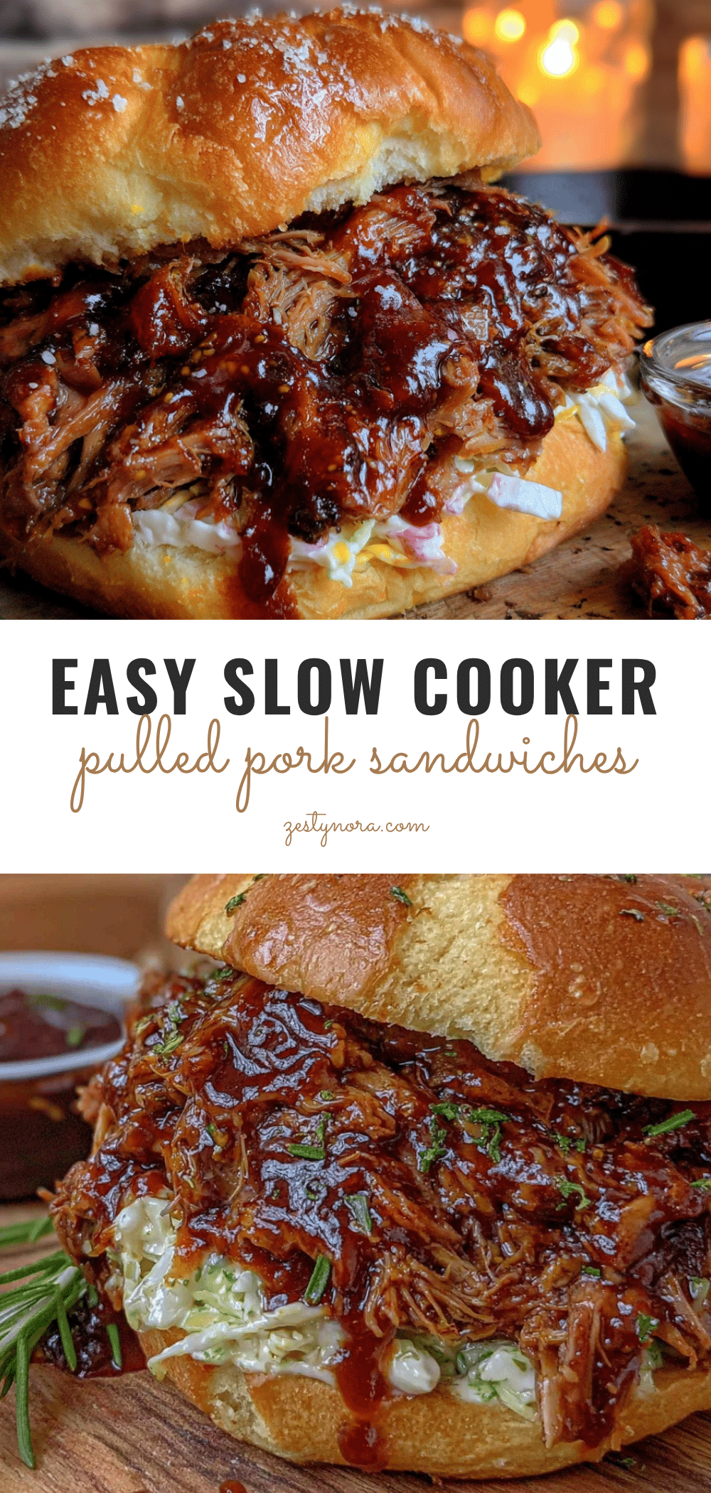 easy slow cooker pulled pork sandwiches recipe