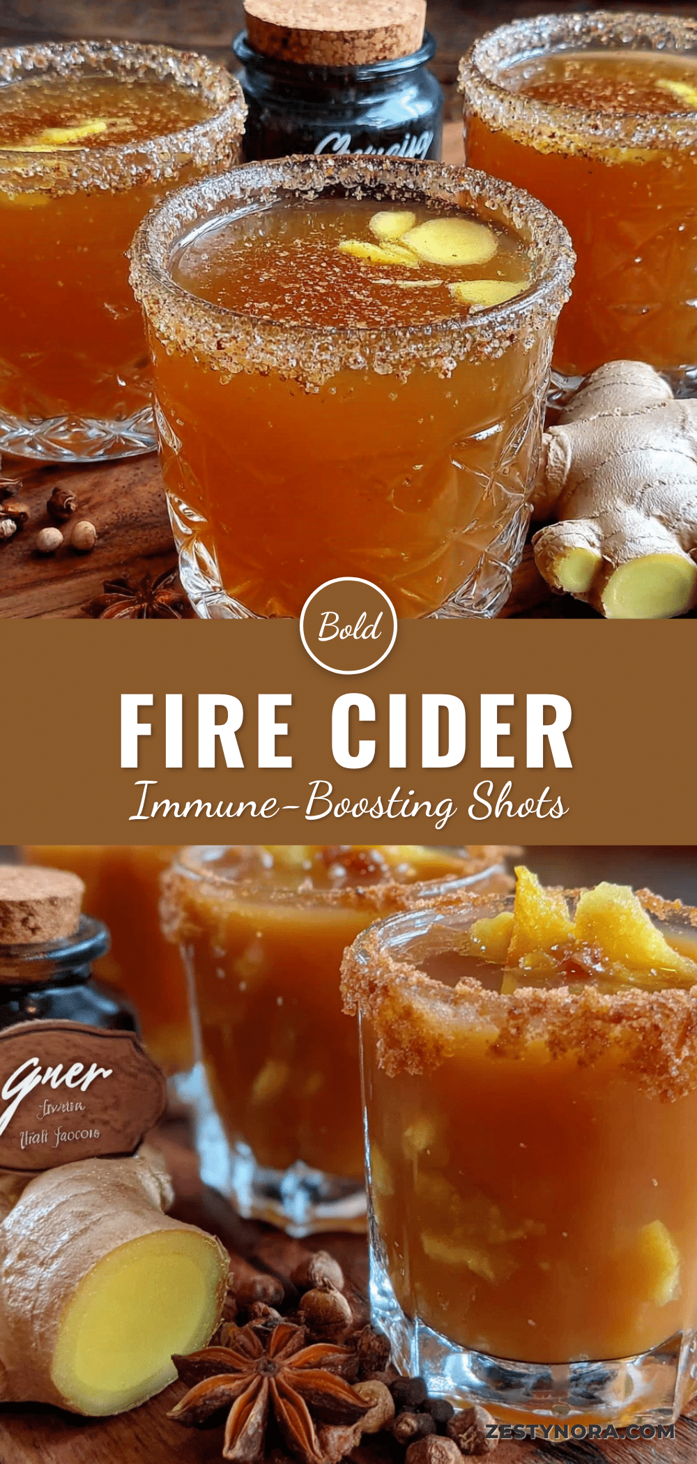 fire cider apple cider vinegar shots recipe