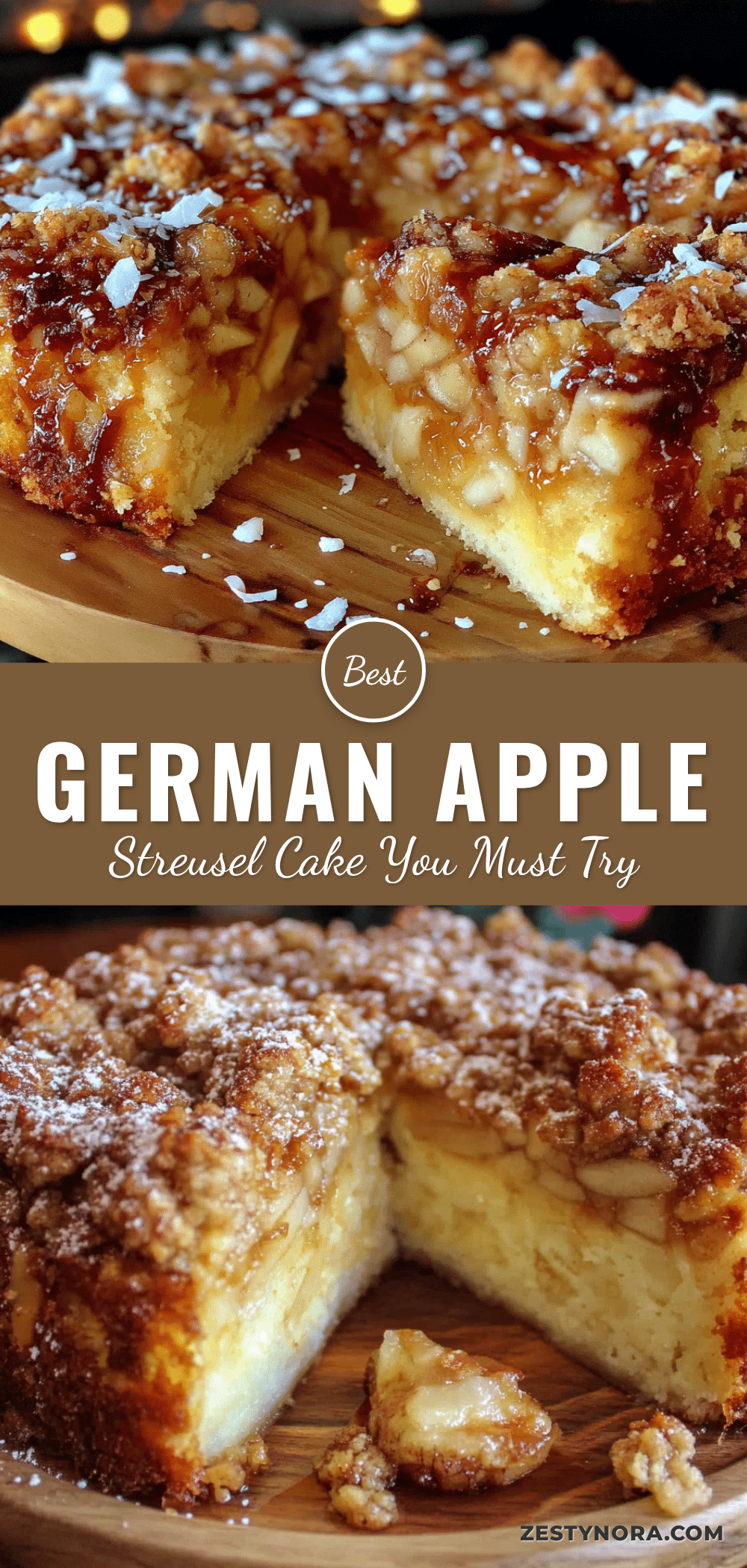 German apple streusel cake recipe