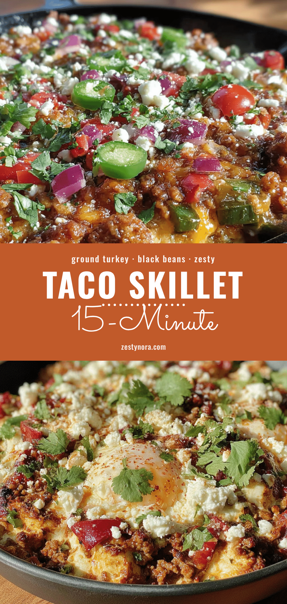 ground turkey taco skillet recipe