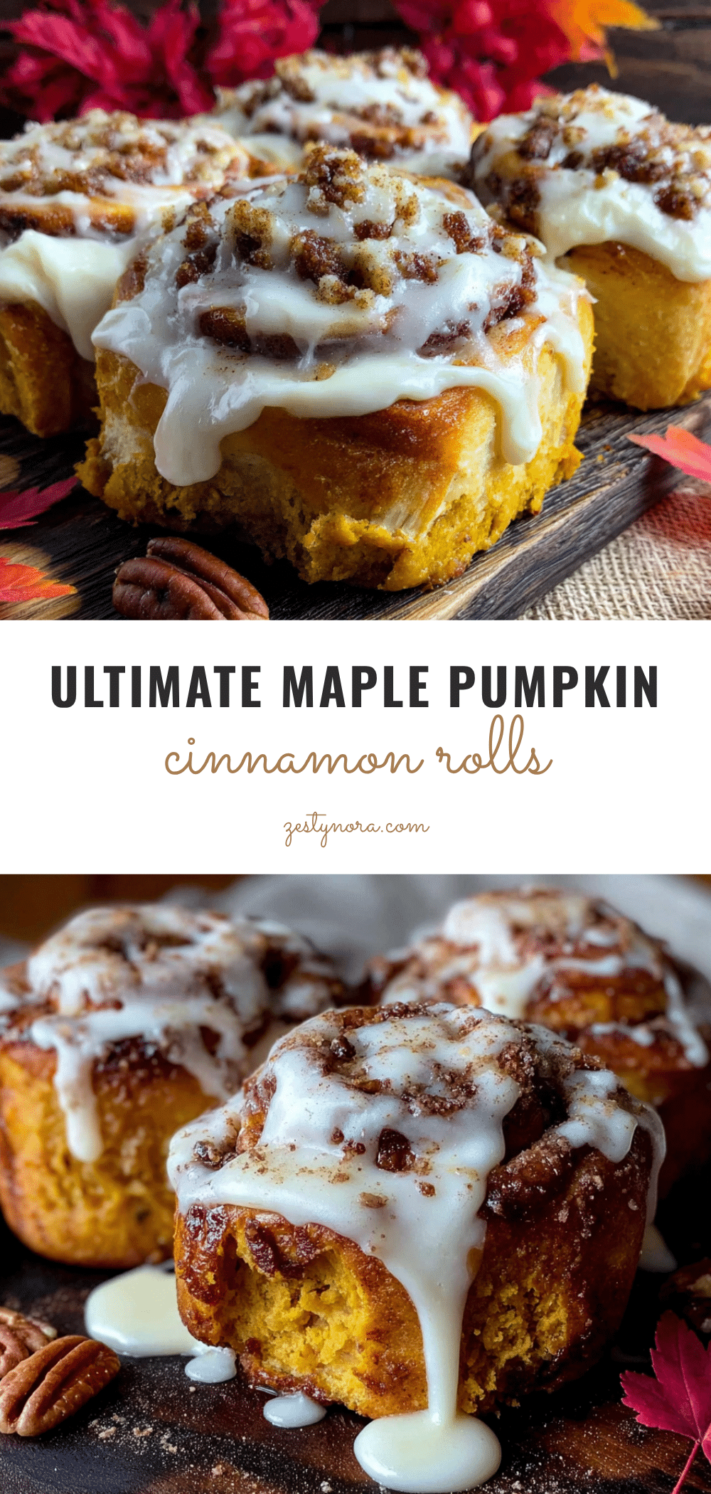 maple pumpkin cinnamon rolls recipe