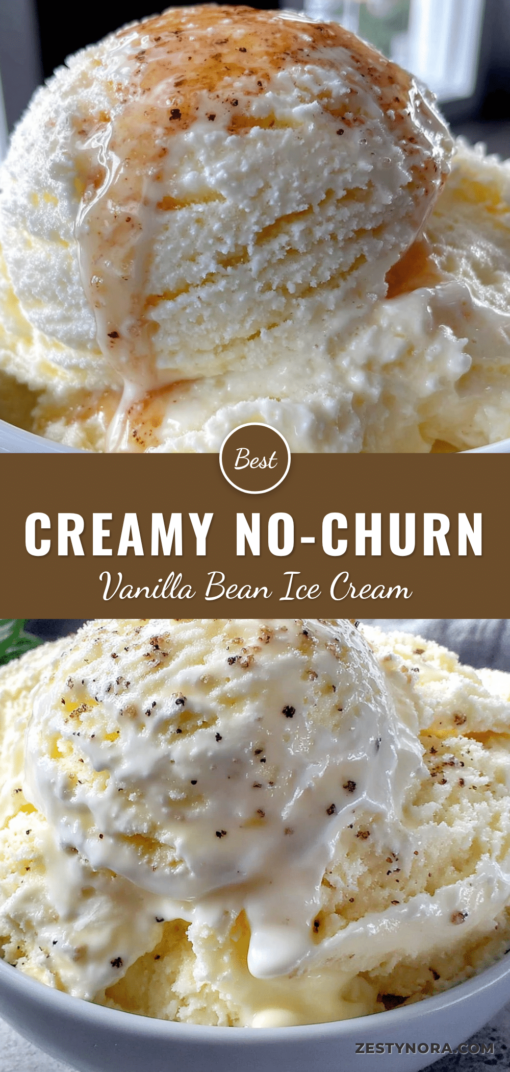 no-churn vanilla bean ice cream recipe