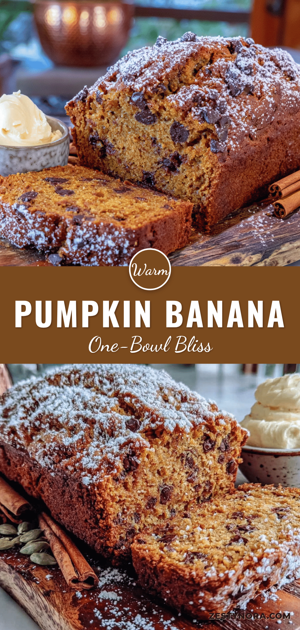 one-bowl pumpkin banana bread recipe