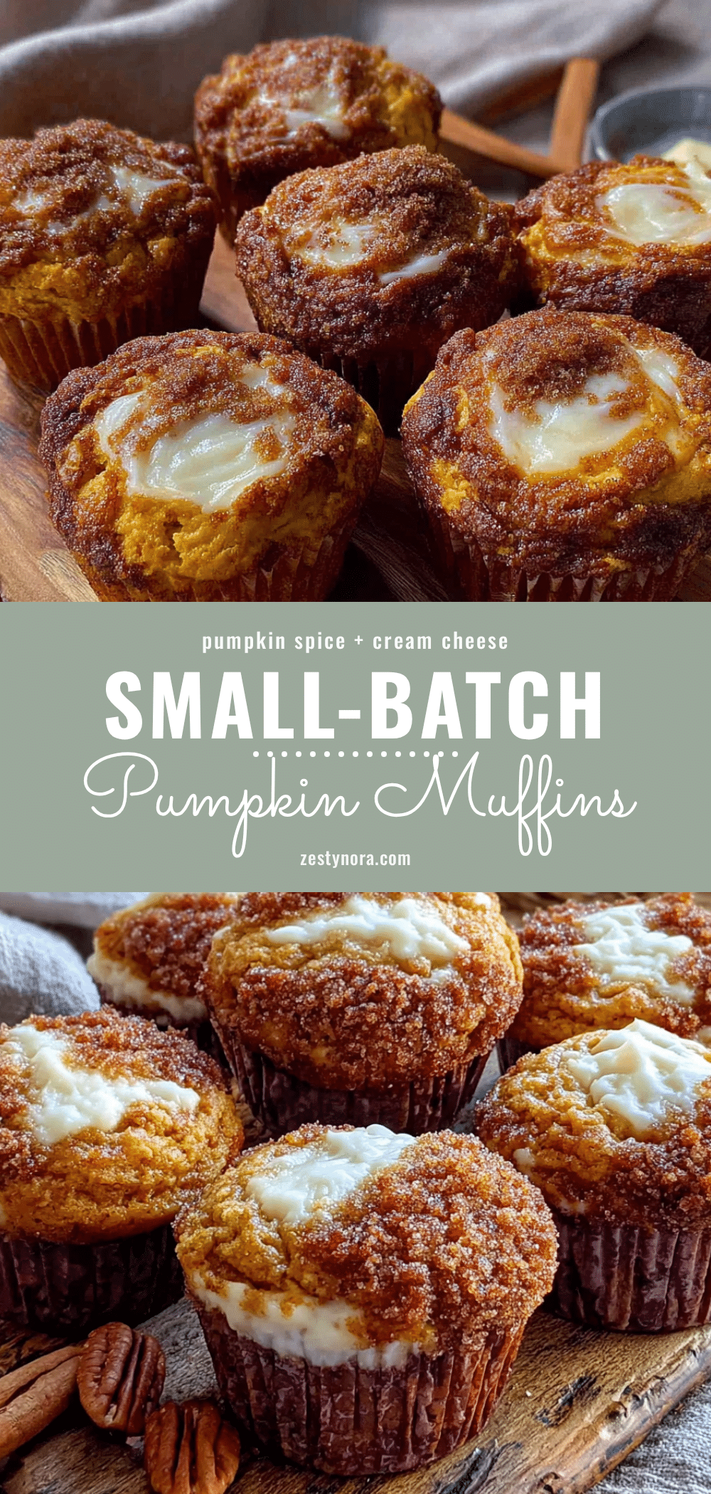 pumpkin cream cheese muffins recipe