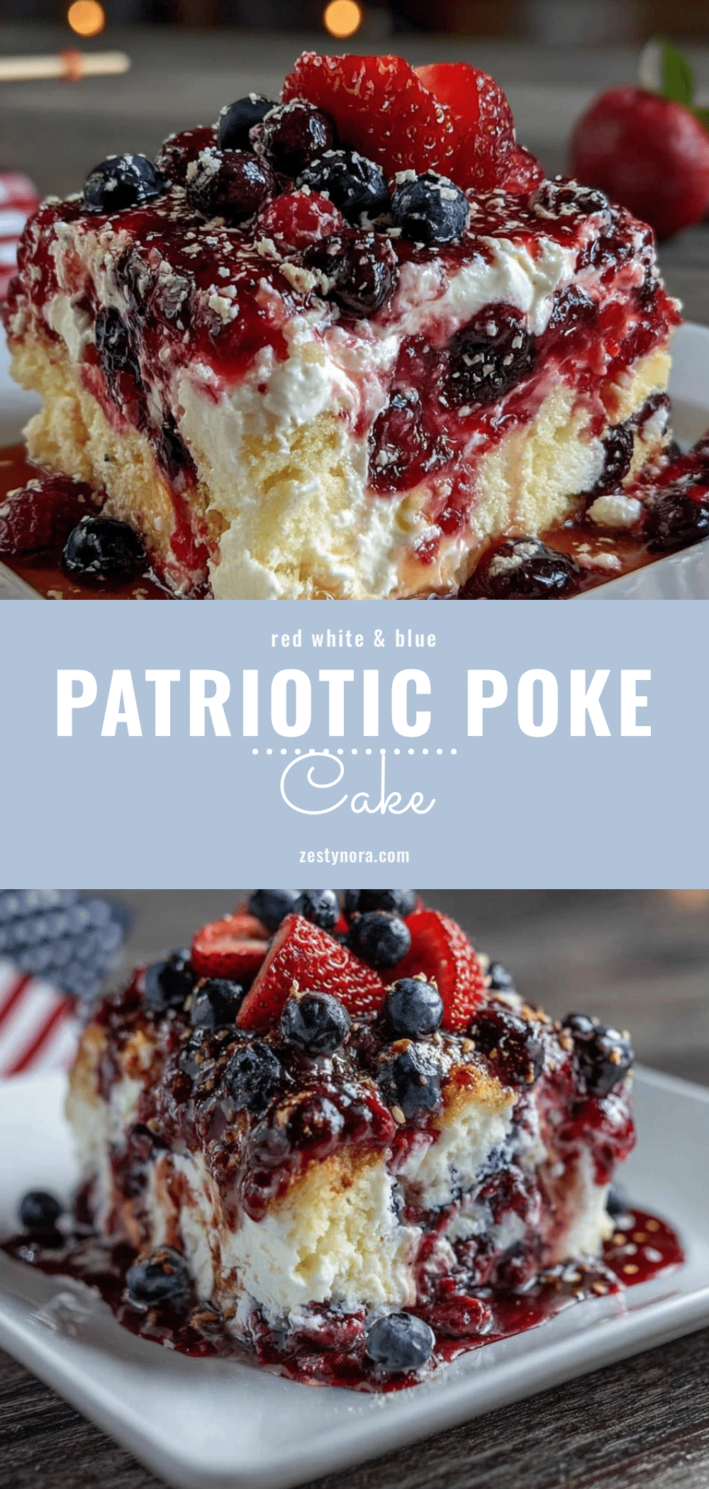 red white and blue poke cake recipe