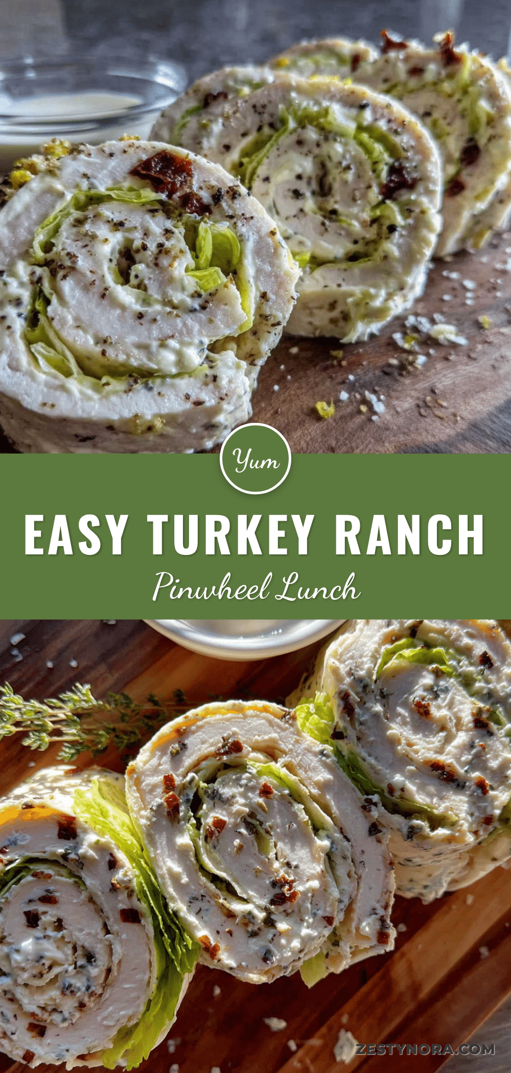 turkey ranch pinwheel roll-ups recipe