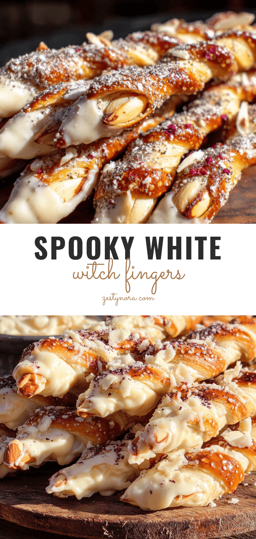 white chocolate witch finger pretzels recipe