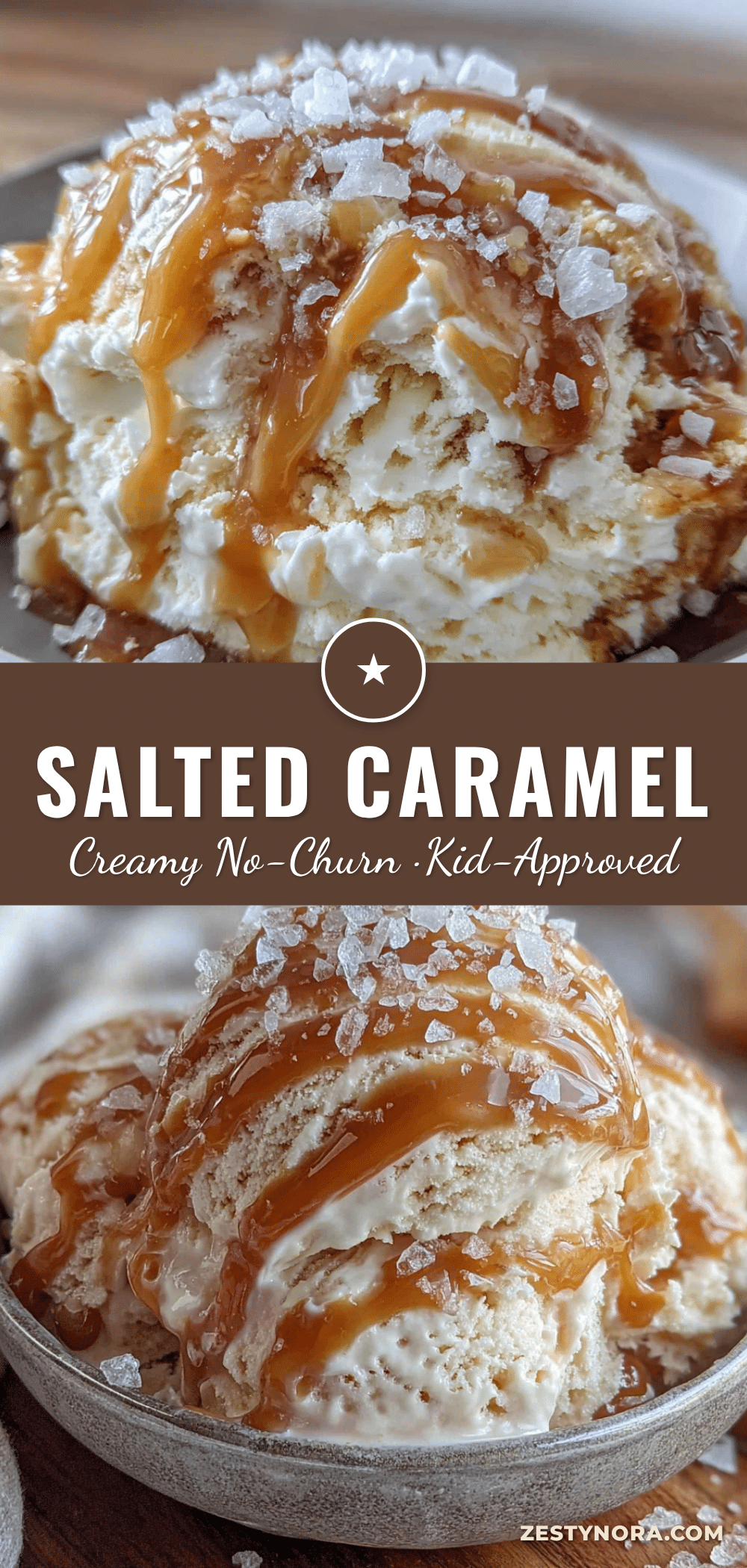 best homemade no-churn salted caramel ice cream recipe