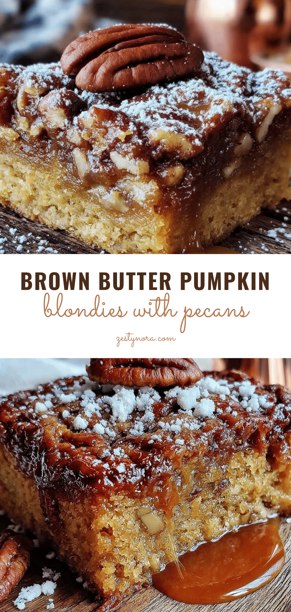 brown butter pumpkin blondies recipe