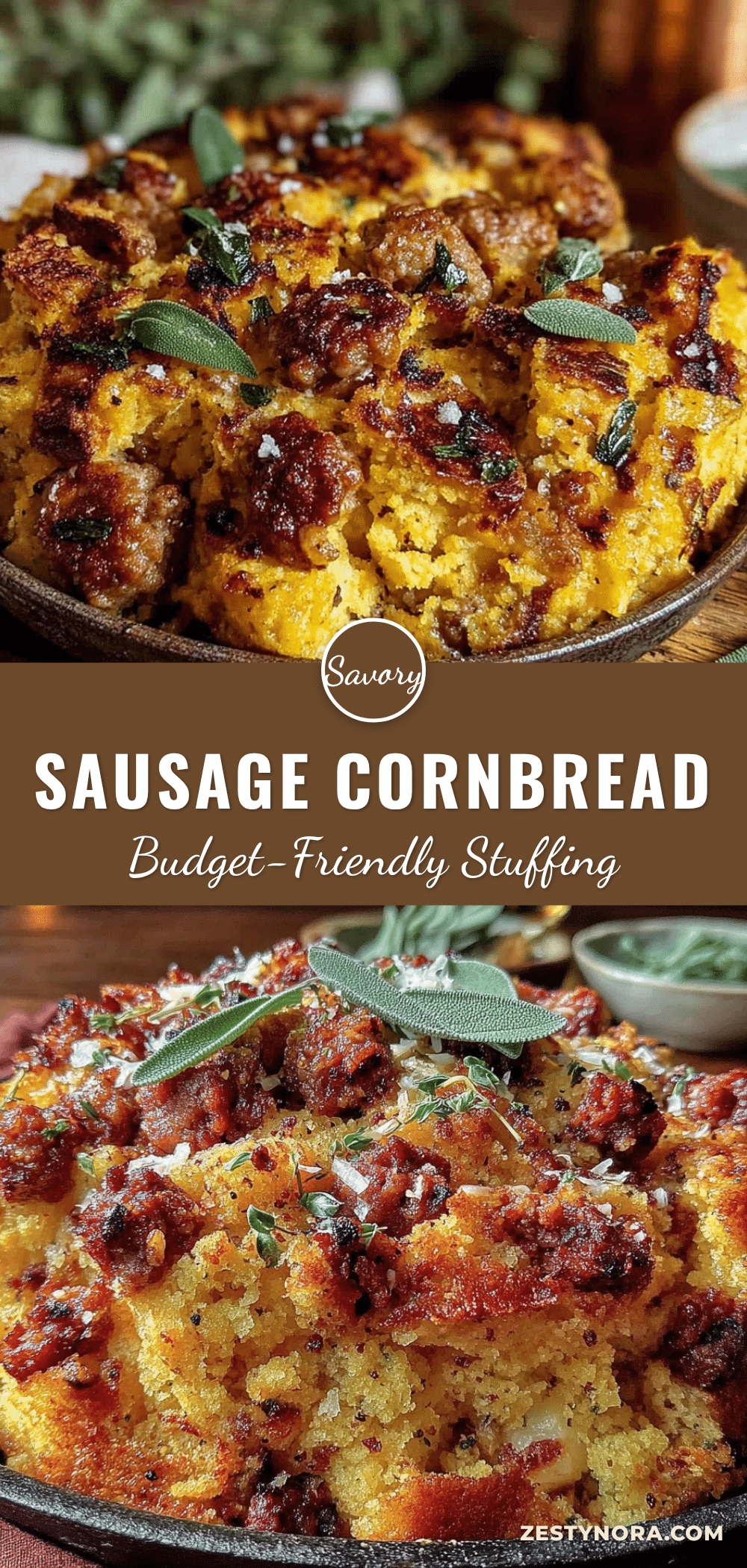budget sausage cornbread stuffing recipe