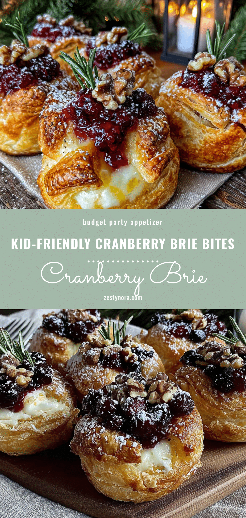 cranberry brie bites recipe