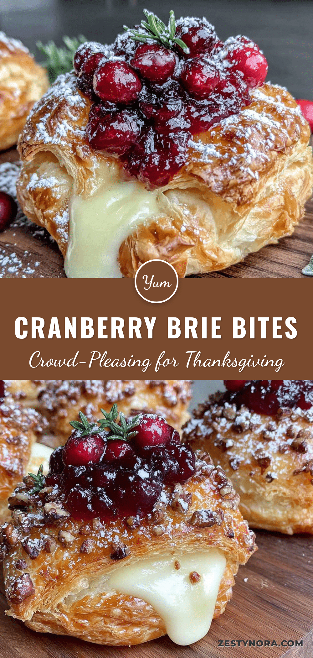 cranberry brie bites recipe