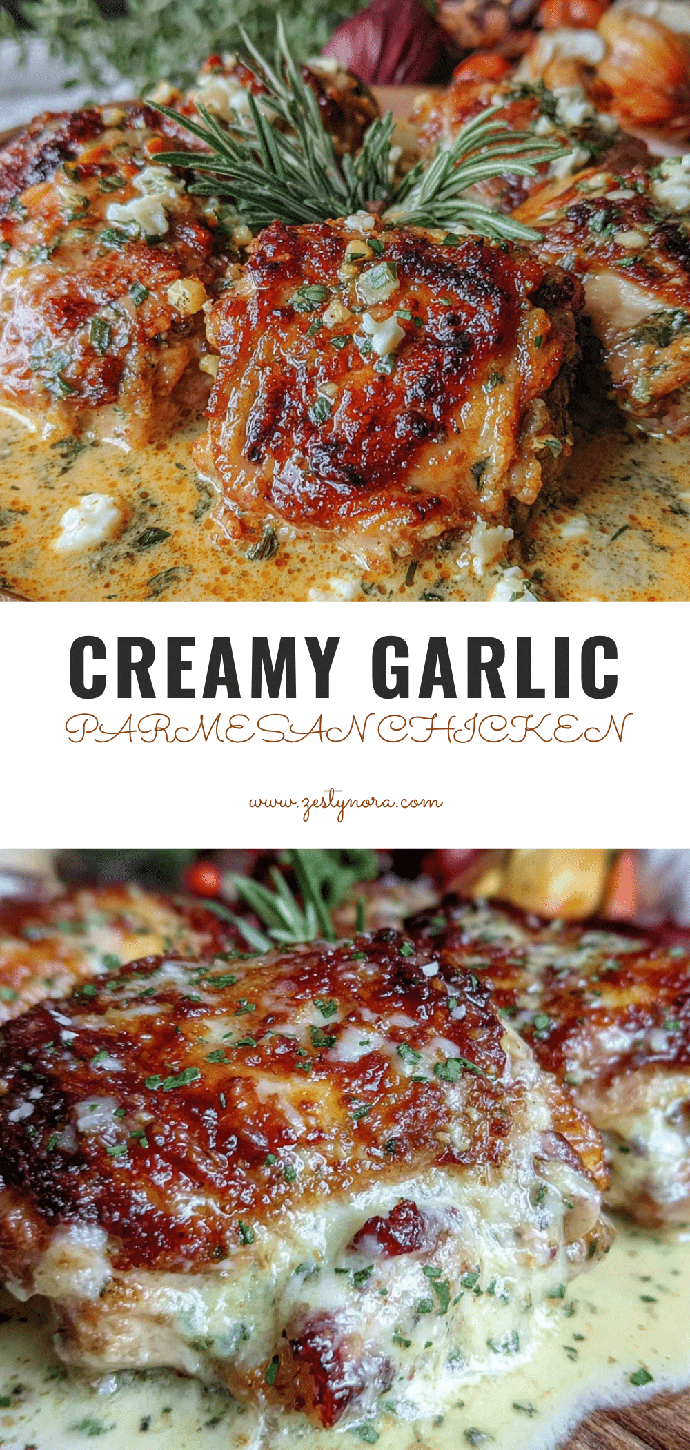 creamy garlic parmesan chicken thighs recipe