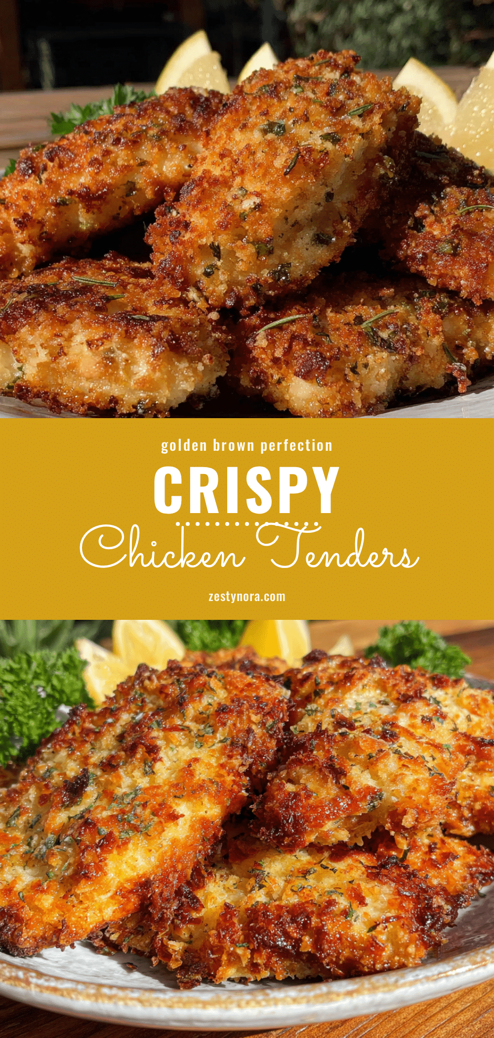 crispy baked chicken breast tenders recipe