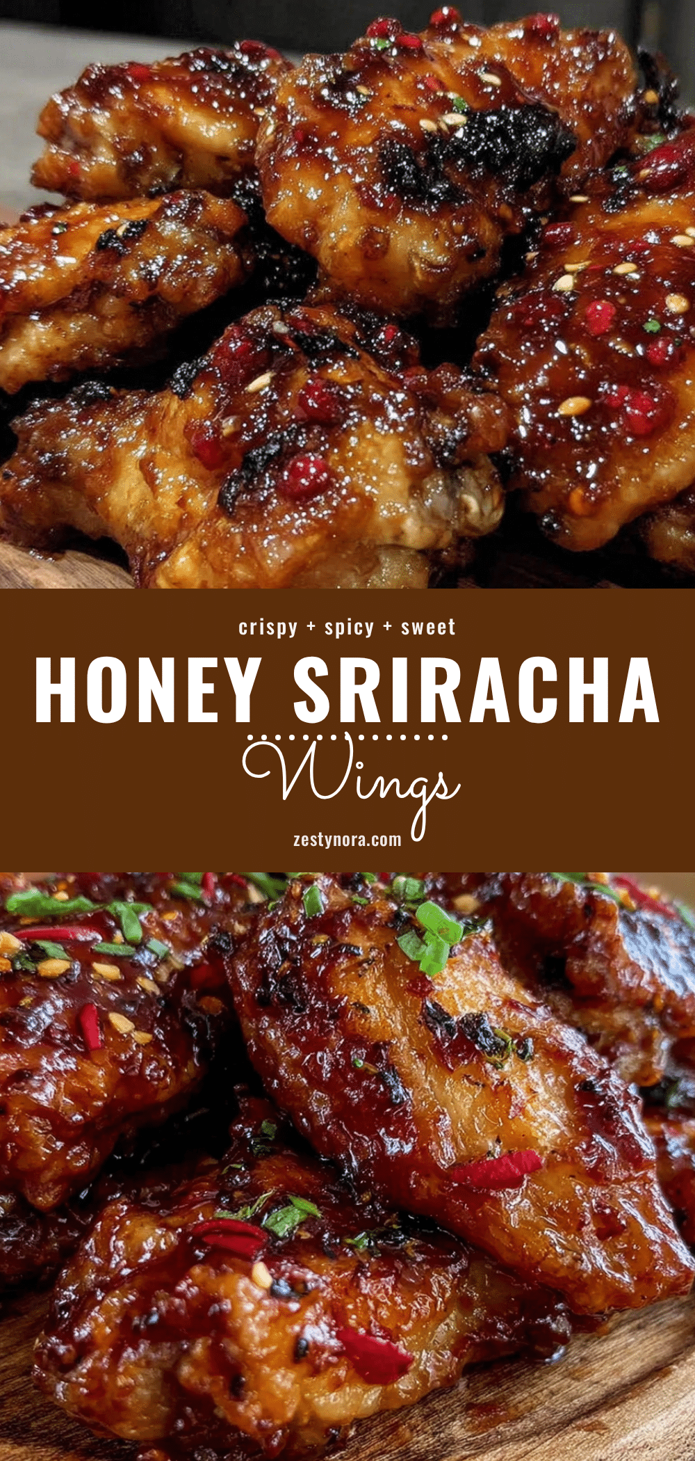 crispy honey sriracha air fryer wings recipe